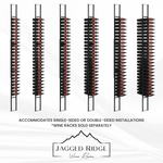 Floor-to-Ceiling Metal Wine Rack Frame (10ft) - Jagged Ridge - Jagged Ridge Wine Rooms