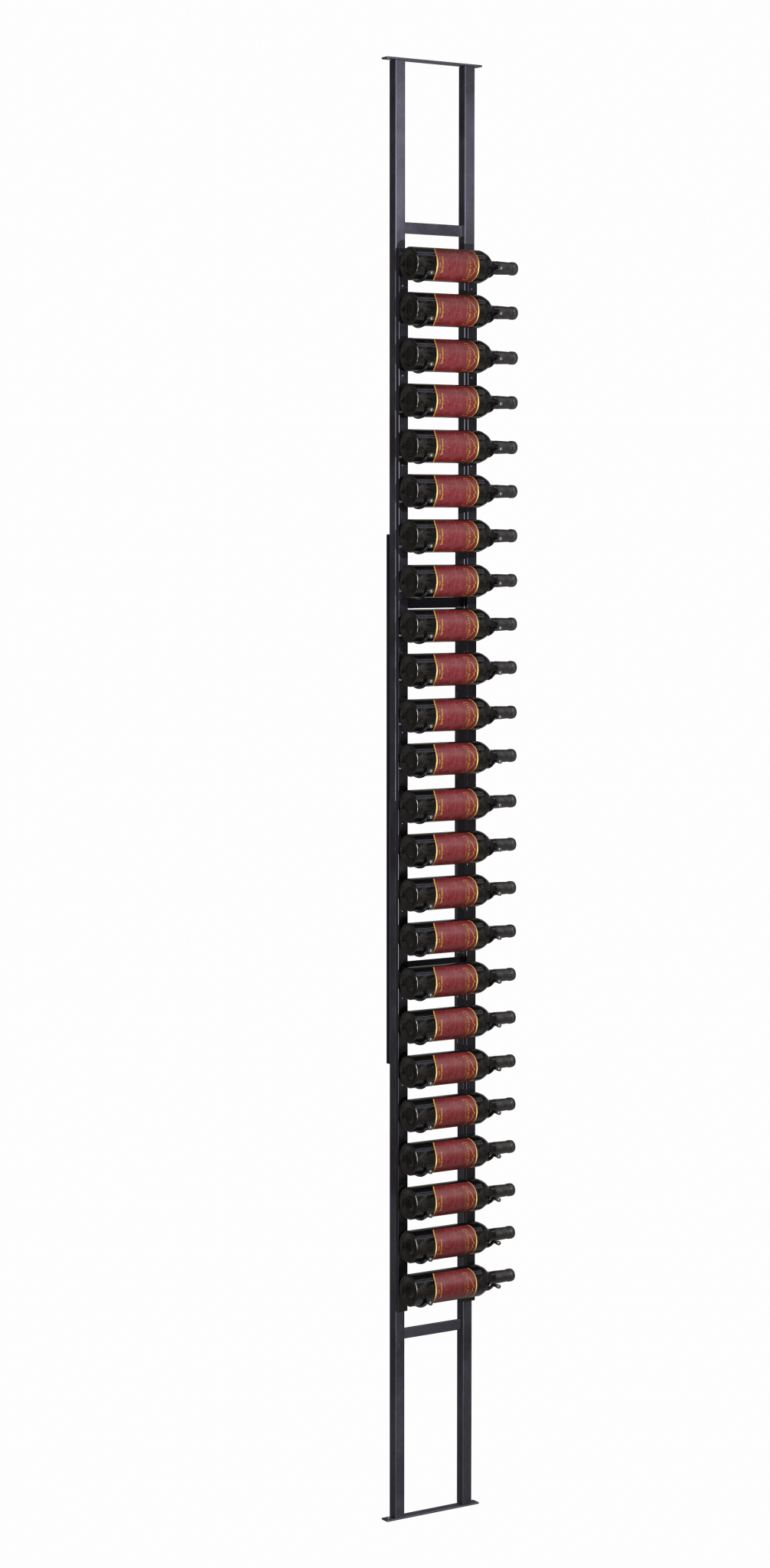 Floor-to-Ceiling Metal Wine Rack Frame (10ft) - Jagged Ridge - Jagged Ridge Wine Rooms