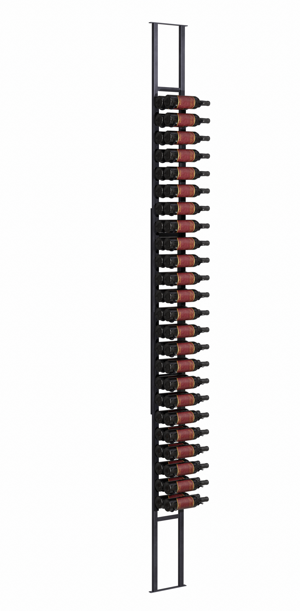 Floor-to-Ceiling Metal Wine Rack Frame (10ft) - Jagged Ridge - Jagged Ridge Wine Rooms
