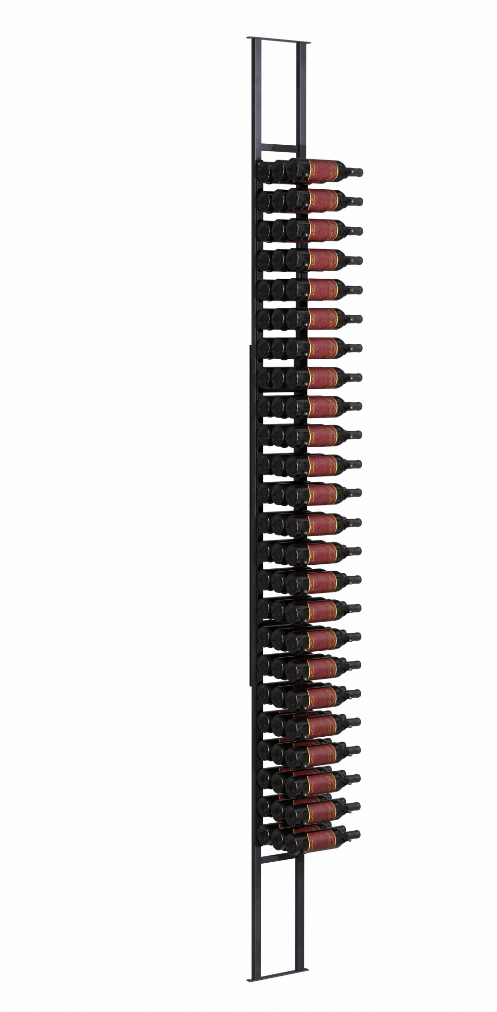 Floor-to-Ceiling Metal Wine Rack Frame (10ft) - Jagged Ridge - Jagged Ridge Wine Rooms