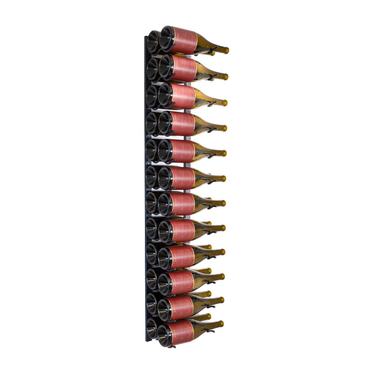 Wall-Mounted Metal Wine Rack - Jagged Ridge - Jagged Ridge Wine Rooms