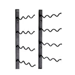 Wall-Mounted Metal Wine Rack - Jagged Ridge - Jagged Ridge Wine Rooms
