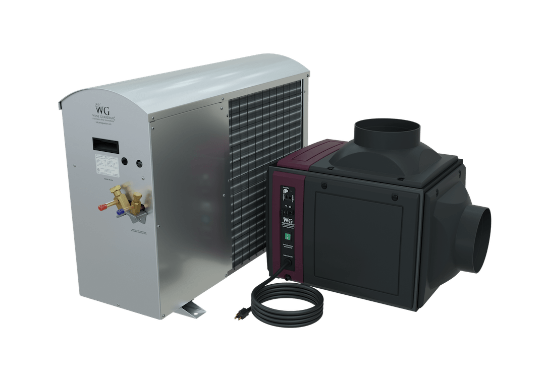 ducted split wine cellar cooling unit